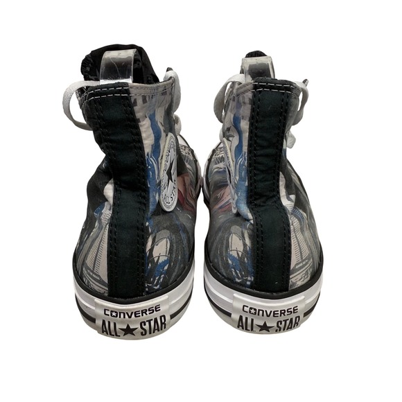 Rare Converse Chuck Taylor All Star High Top Batman Graphic Print Sneakers Men 7